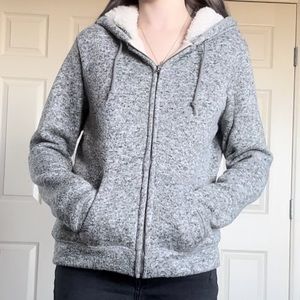 Aeropostale Soft Faux Fur Lined Jacket